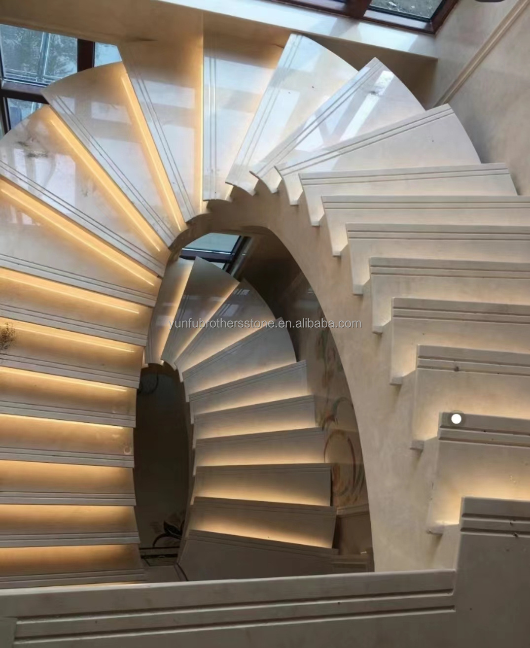 Marble Stair and Skirting Tiles Modern European Style for Natural Stone Interior Design