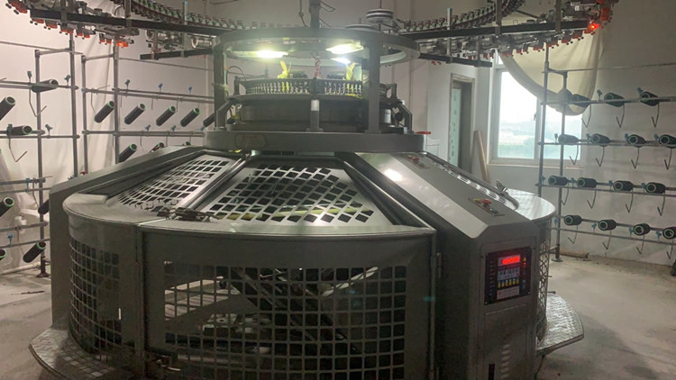 European Hot Open Width Single Jersey Circular Knitting Machine 40 inch