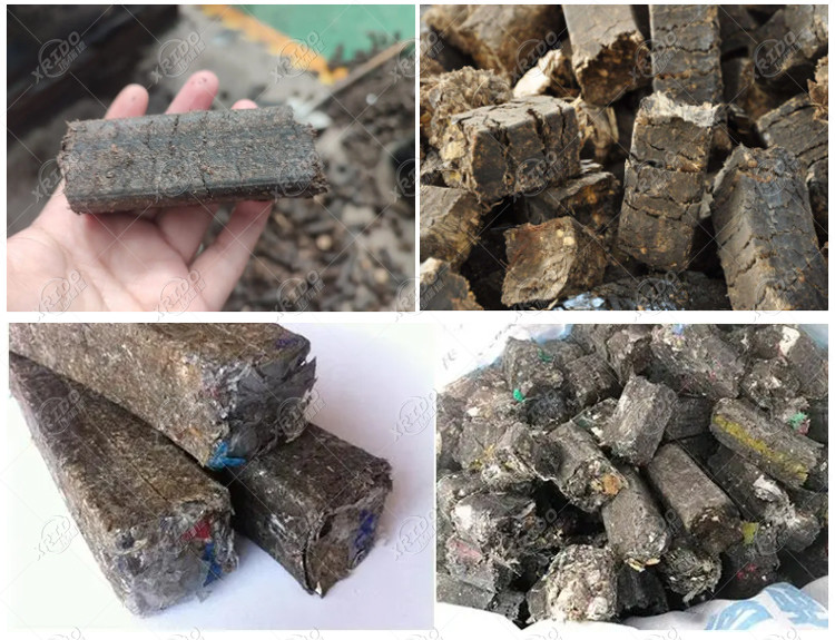 RDF Making Machine Garbage Briquette Compression Making Biomass Roller Press Rdf Briquetting Machine