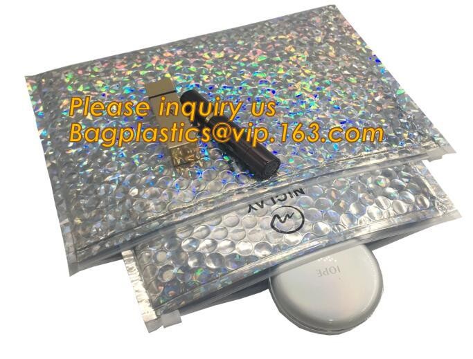 Custom Bubble Zip lockkk Packaging Bag Slider Padded Bag,Anti Shock Plastic PE Material Mailer Zip Lock Padded Bag /Slider