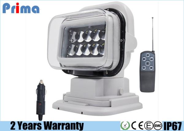 50W Remote Control Led Car Spotlights 360° /120° Rotate Magnetic Base Cigar