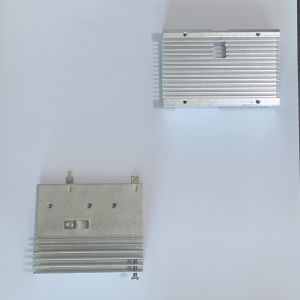 ZINC PLATED Finish Heat Sink Extrusion for Custom High Power LED IC Chip Cooler