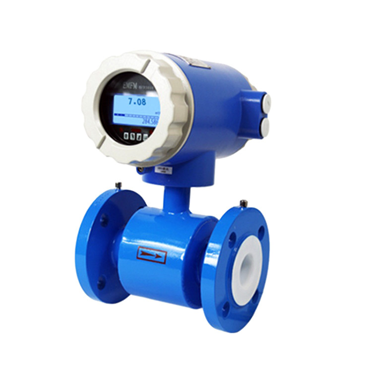 4 - 20mA Output Sulfuric Acid Flowmeter / Totameter Intelligent Electromagnetic Water Flow Meter