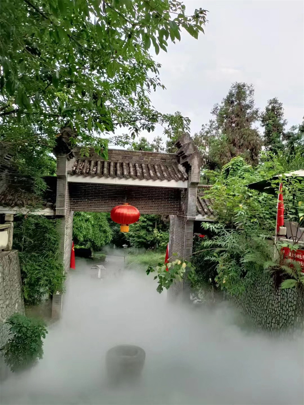 High Pressure Water Cooling Fogging Misting System Waterproof 70bar 4L/Min For Textile Industry