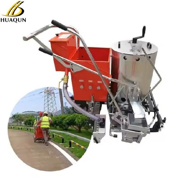 Factory Hand Push Road Marking Machine Good Price Light Weight Thermoplastic
