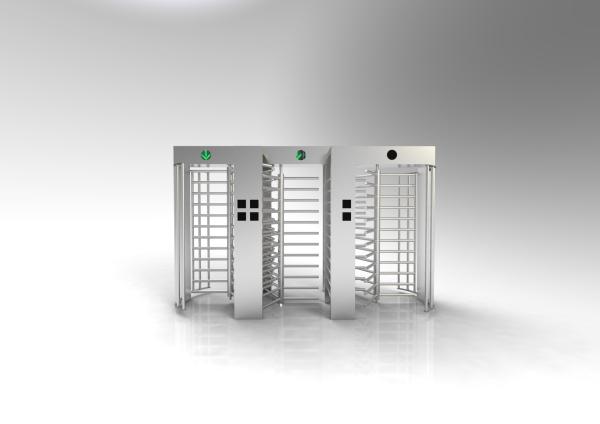 Electronic Mechanical Full Height Turnstile , Bi-Directional Durable Metal