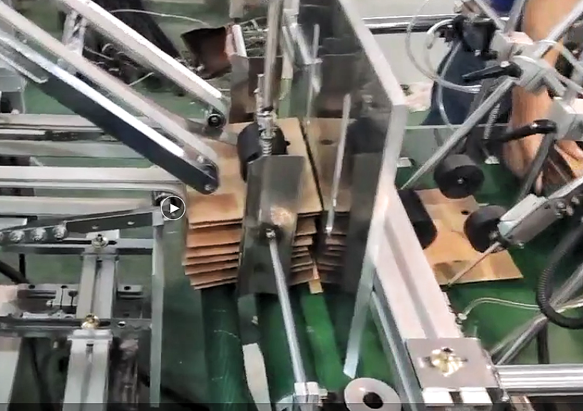 800 Corrugated Carton Box Folding Gluing Machinery for Automatic Cardboard Box Making