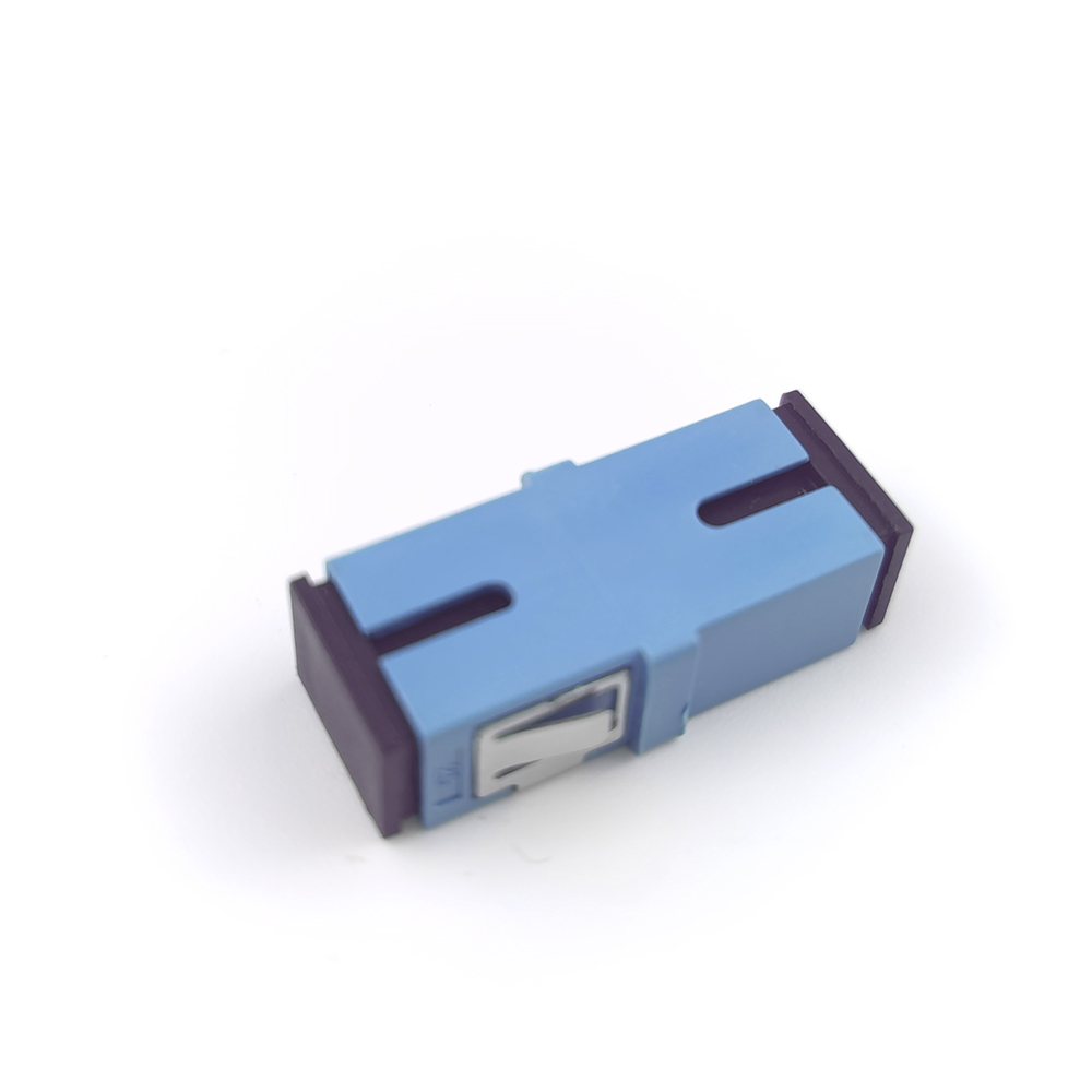 5 PBT Earless Dustproof Duplex Coupler SC Optic Fiber Adapter with APC