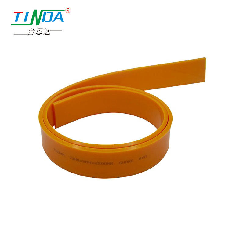 Durable Black Squeegee Rubber Screen Printing / Silkscreen Squeegee Rubber OEM