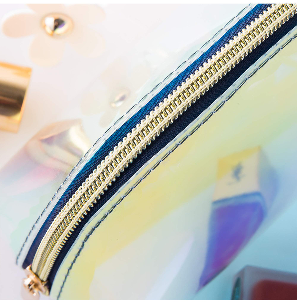 BPA Free TPU Organizer Zipper Pouch For Vacation