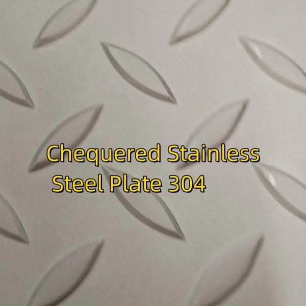 Chequered Diamond Stainless Steel Plate Embossed Stainless Steel Sheet 201 304