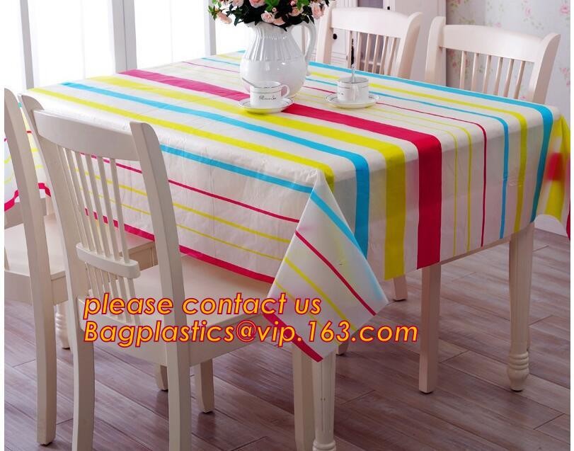 WHOLESALE DISPOSABLE PE PRINTED POLKA DOTS PARTY TABLE CLOTH, TABLE COVER,1PCS/BAG,600BAGS/CTN,SEASONAL PACKAGING TPU EV