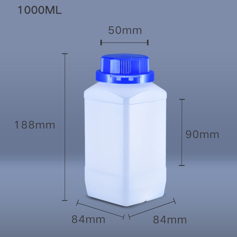 Leakproof HDPE LDPE Plastic Bottles For Chemical Liquid Glue Oil Packaging 16 oz