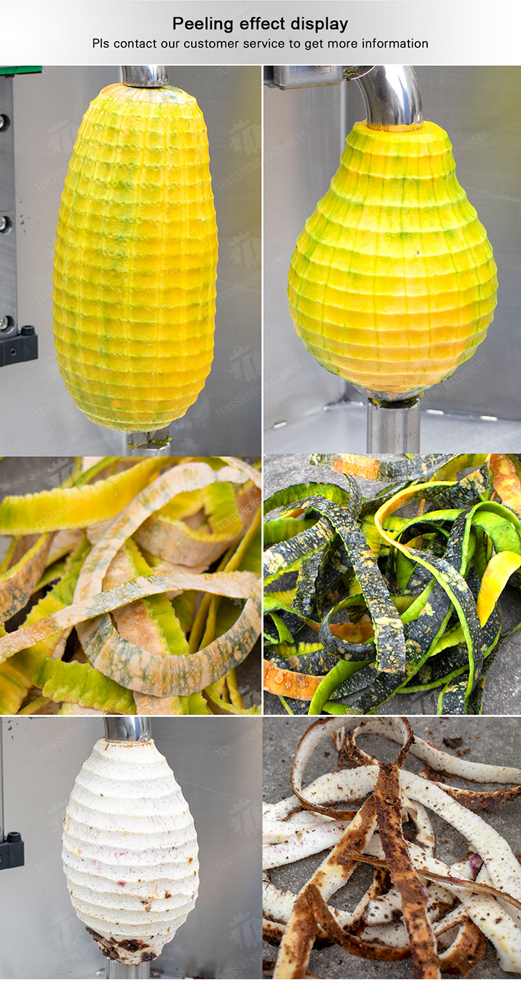 Single knife peeling machine papaya chieh-qua pumpkin wax gourd Taro Peeling polishing processing production