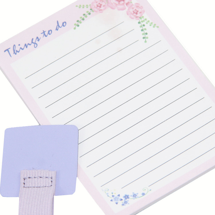 Student Creative Cute Mini Notepad Diary Pink Sticky Note Combination