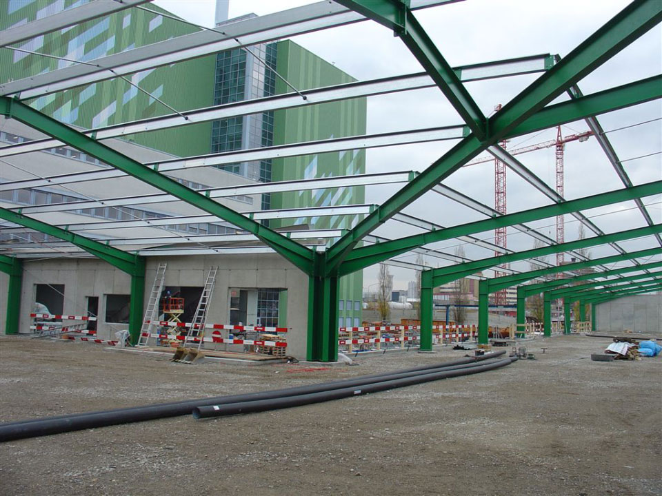 Steel Structural Fabrication Construction for Hotel Building Convenient Light Prefab