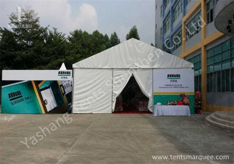 White and Blue Top Lining Outdoor Party Tents Structure, aluminum profile