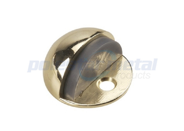 ISO Approved Custom Metal Hardware , Bright Brass Solid Brass Kitchen Modern Door Stop