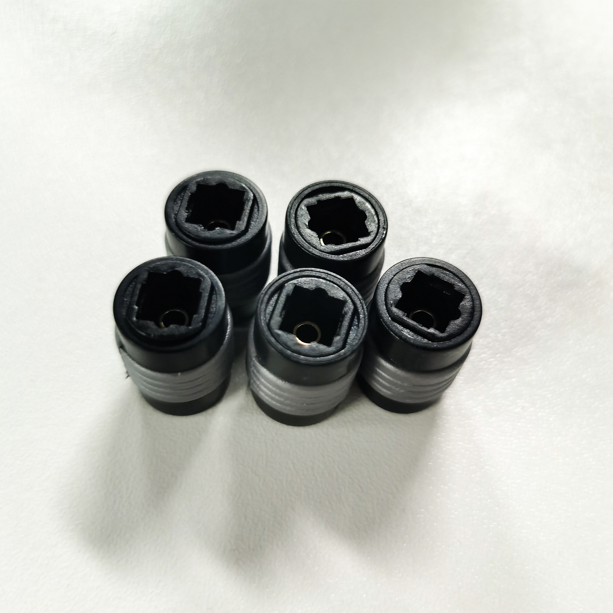 Optical Audio Cable Toslink Female Jack Extention Cable Coupler Connector Adapter, Black