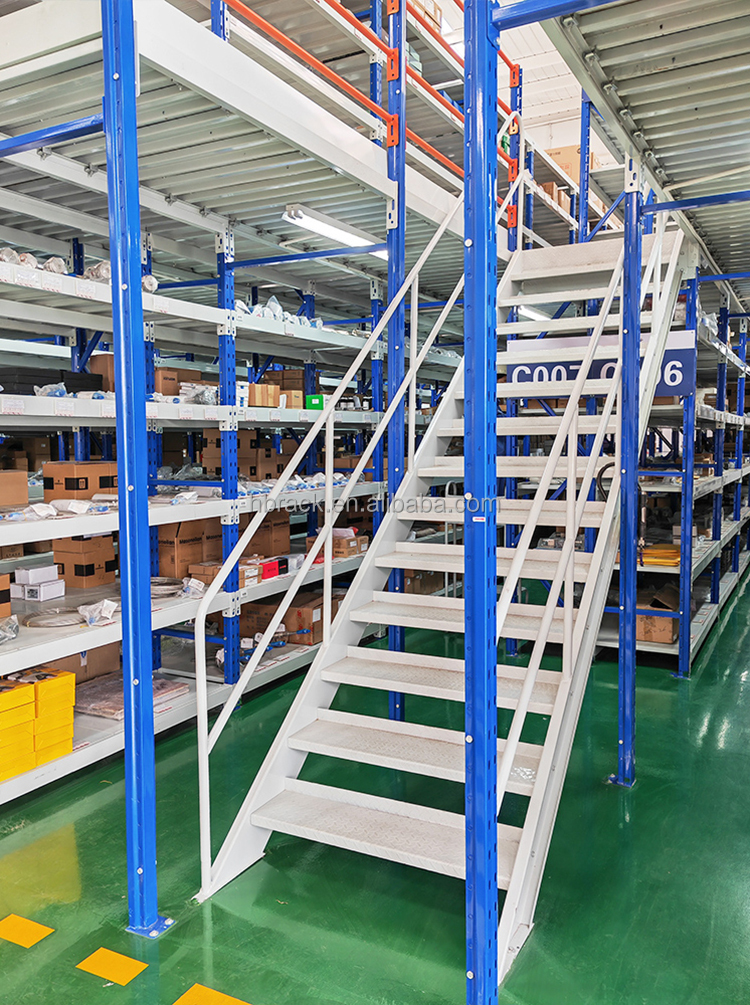 Bolted Chemical Plant Warehouse Storage Mezzanine Shelving for Optimal Organization