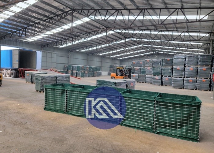 Blast Wall Against Small-Arms Fire Hesco Barrier Flood Protection Defensive Security ABS Barrier