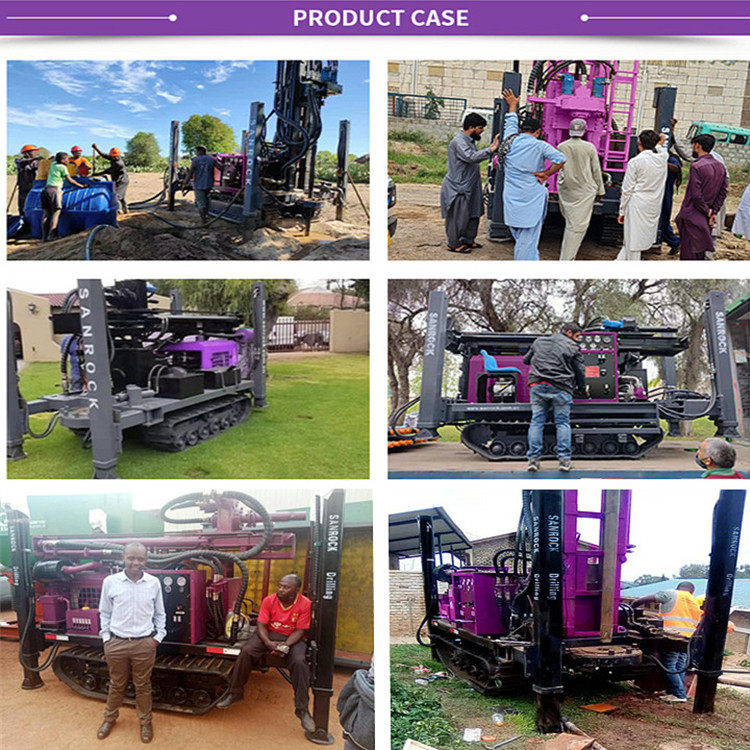 Crawler Water Well Drilling Rig Hydraulic Borehole Drilling Machine Water Well Drill Rig