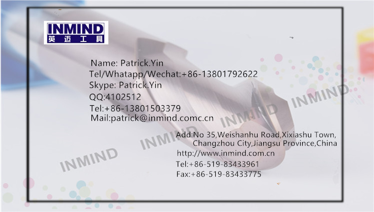 High Precision Square Long End Mill Bits , AlTiN Coating Metal Cutting Tools