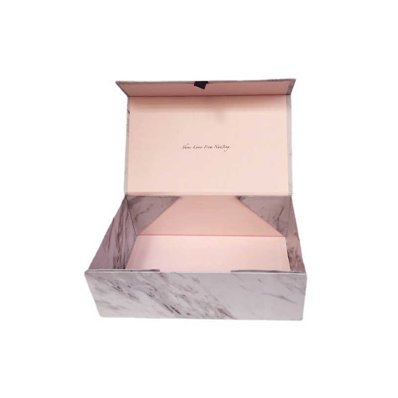 OEM Printing Rigid Gift Box Magnetic Flip For Jewelry Packaging