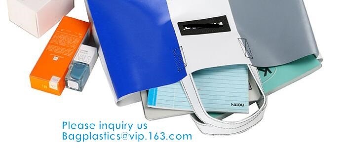 Custom Printing Tear Proof Promotional Bag Washable Handbag Dry Bag Soft Handle Shoulder Bag Pack PVC With Zipper