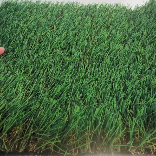 Dtex 12000 "C" Shape 40mm Artificial Landscaping Grass 130 Stitches/M Fake Grass
