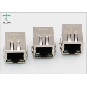 Network Hubs 8 Positions RJ45 Lan Jack With 100 Base T Magnetics Connector
