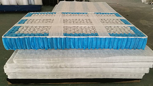 High Temperature Heat Treatment Pocket Spring Unit / Individual Coil Spring