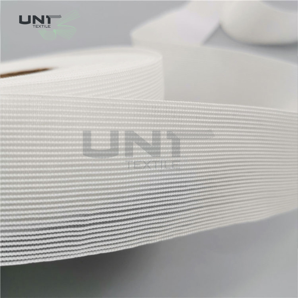 White Elastic Thick Waistband Interlining Flexible For Men And Women Garment Pants