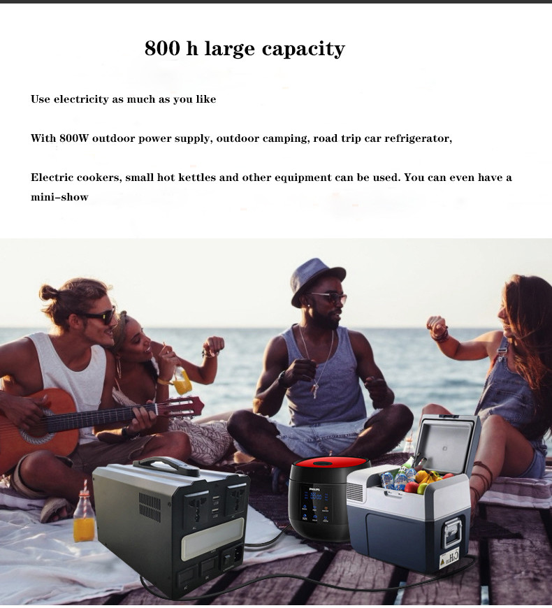 Outdoor power supply Portable 220V mobile emergency power supply 1500W