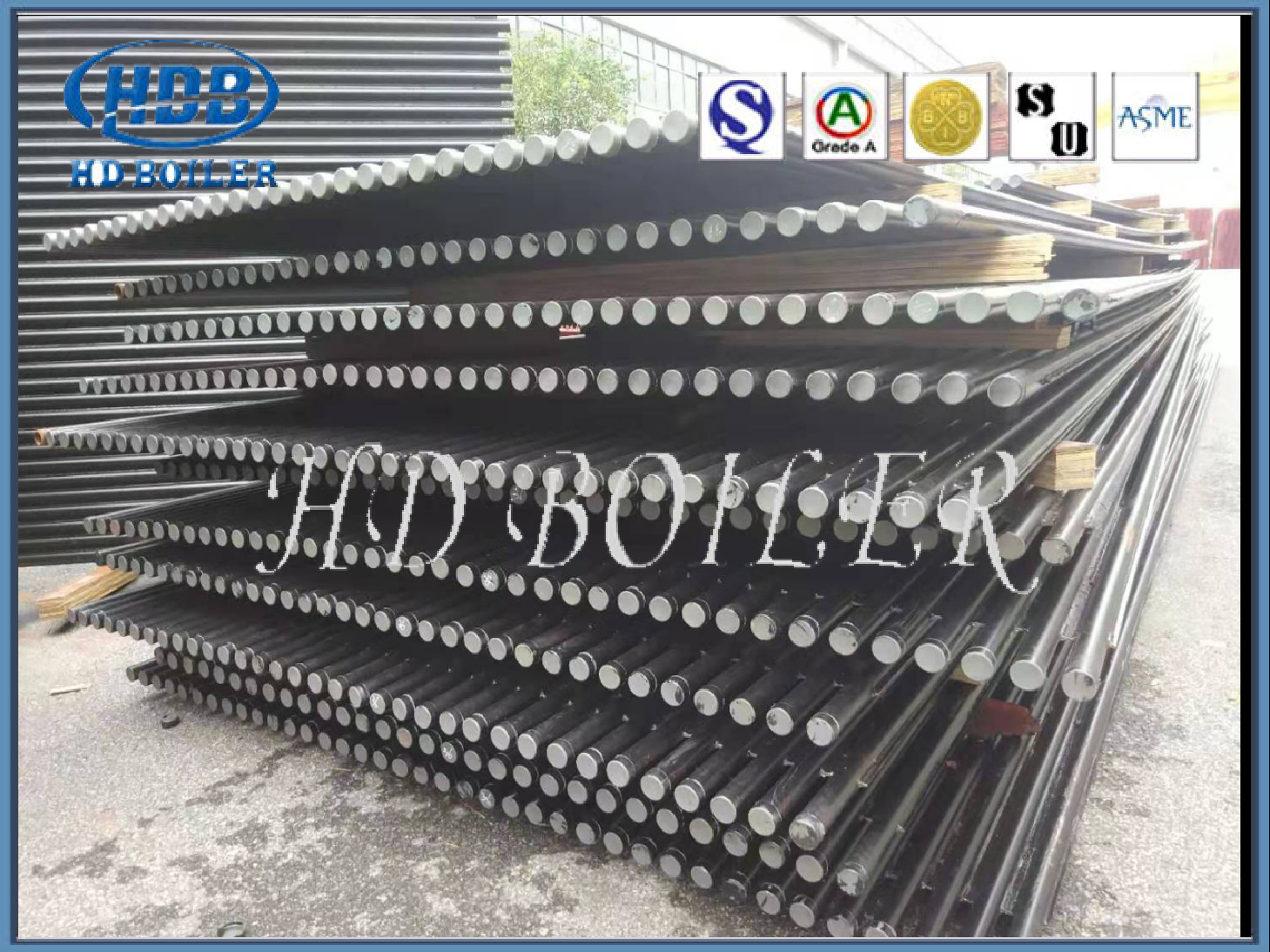 Pin Type Carbon Steel CFB Boiler Membrane Wall Fireproof reduced air leakage