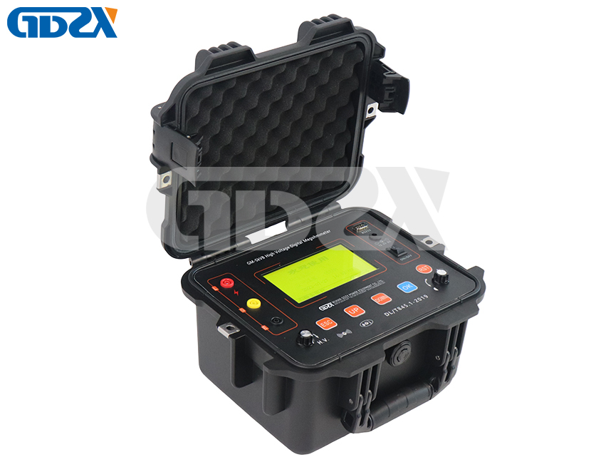 GM-5KV AC10.0kV 50Hz Adjustable High Voltage Digital Megohmmeter Microcomputer Control