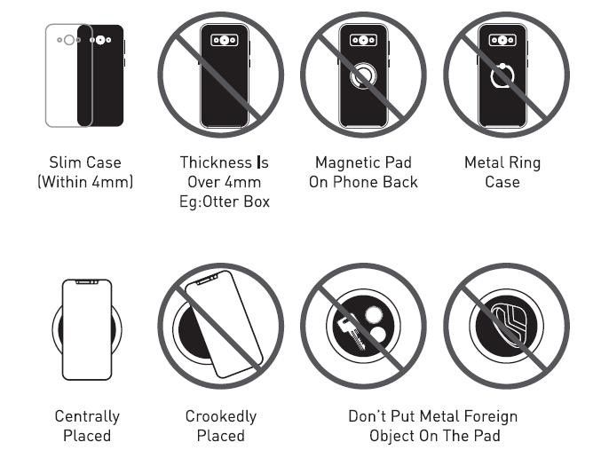 Portable Qi Wireless Charging Wallet , 5W 5200mAh Wireless Charging Battery Bank