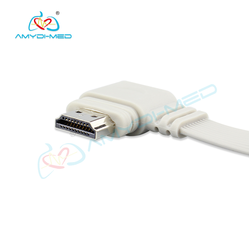 Holter Recorder ECG Patient Cable With 10 Lead Snap Holter Class I Instrument