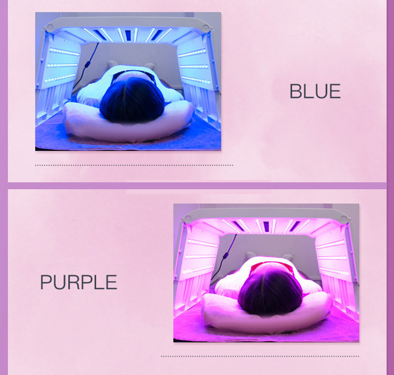 Skin Care 7 Colors Led Phototherapy Led Pdt Lighting Color Therapy Machine / Pdt Led Light Therapy Facial