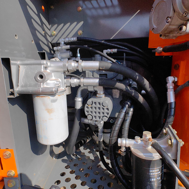 ZX120-7 Old Hitachi Mini Excavator 66KW Rated Power 0.52m3 Bucket