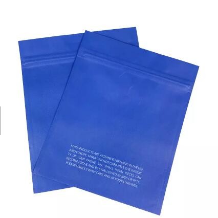 Custom Printed Metallized Foil plastic zipper bags for storage