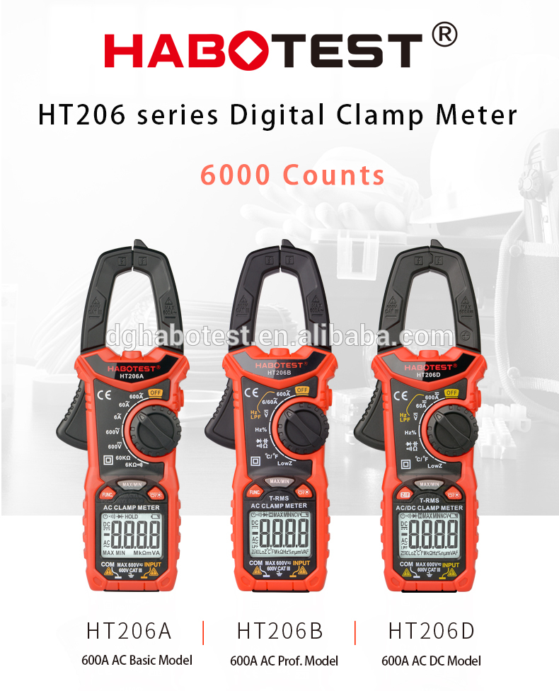 600V Digital Clamp Meters