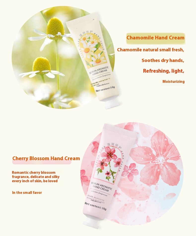 Natural Moisturizing Mini Foot & Hand Repair Cream Lotion Gift Set Plant Fruit Perfume Cosmetics Products in China