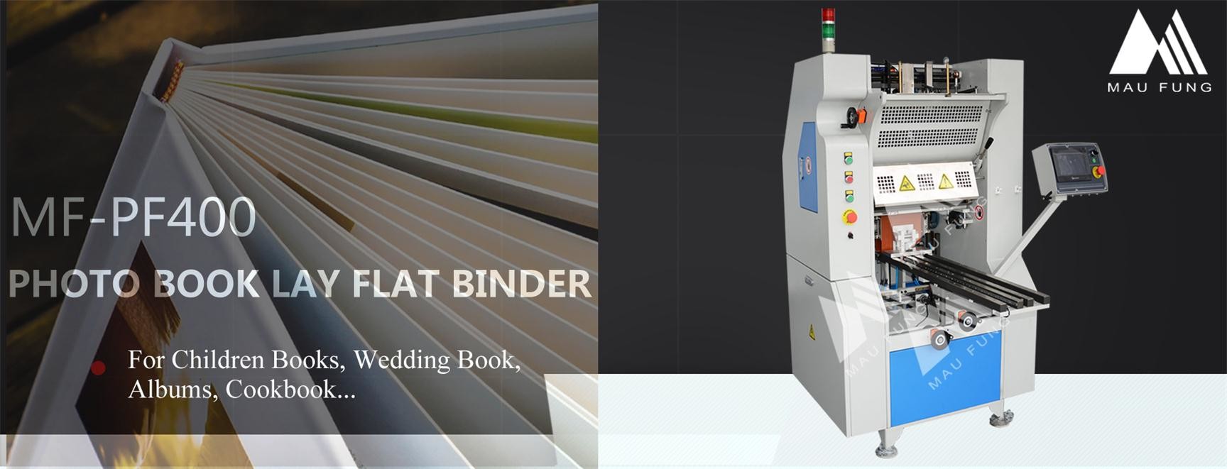 Maufung Children Cartoon Card Board To Board Book Making Machine Board To Board Book Pasting Machine MF-PF400