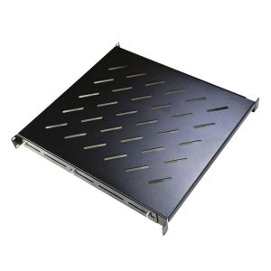 China 19 Network Cabinet Fixed Shelf Vented Cantilever Fixed Server Rack Shelf 1U 2U Cantilever Shelf with RAL9004 Black Sliding Shelves Adjustable trays Customized Adjustable Rack Tray Telescopic Shelves  on sale