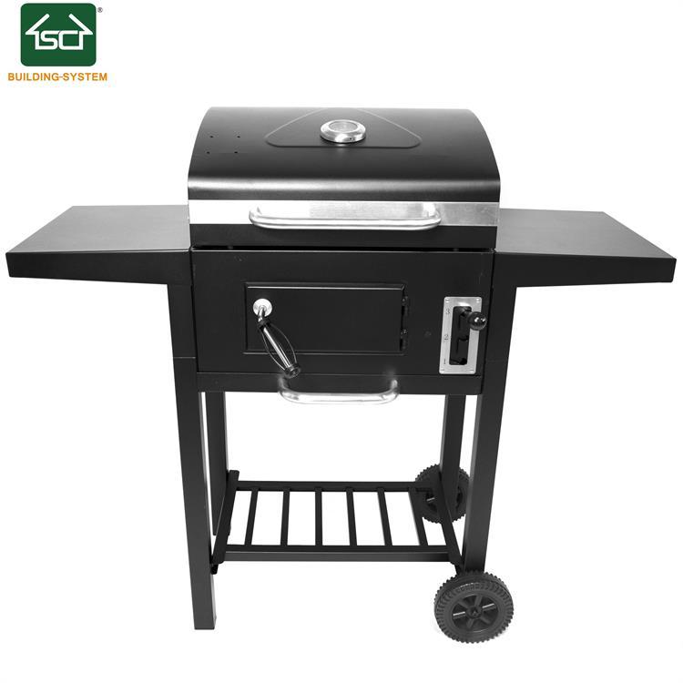 Large Smokeless BBQ Roaster Oven Portable Woodfired Camping Rotisserie Charcoal Grill