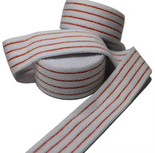 Customized Strong Twill Herringbone Woven Band Polyester Elastic Webbing For Dresses