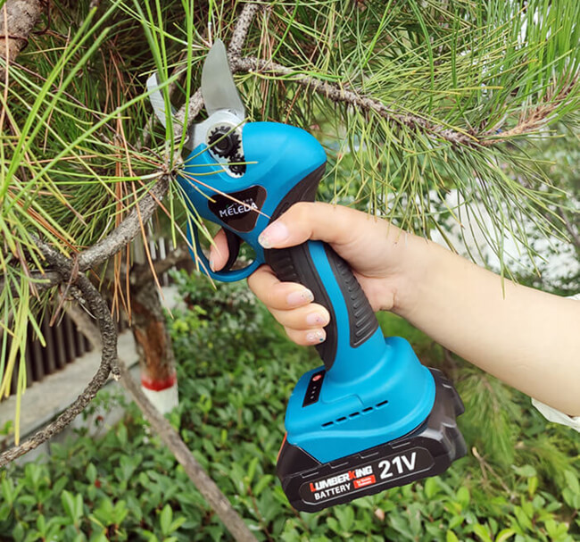 650W Tree Branch Electric Pruner Shears Rechargeable Lithium Battery Operated Pruners