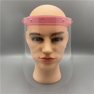 China Reusable bracket with 5pcs replaceable shield splash guard face protection cover on sale