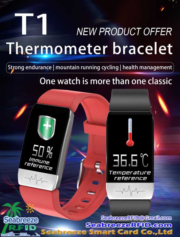 Smart Body Thermometer Bracelet, Smart ECG Temperature Bracelet, Thermometer Smart Wristband